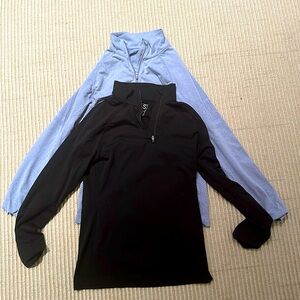 Figs Salta Performance Zip size small 2 pack black and blue